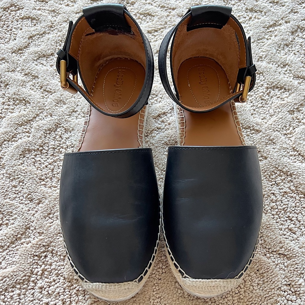 See by Chloe espadrilles in black leather